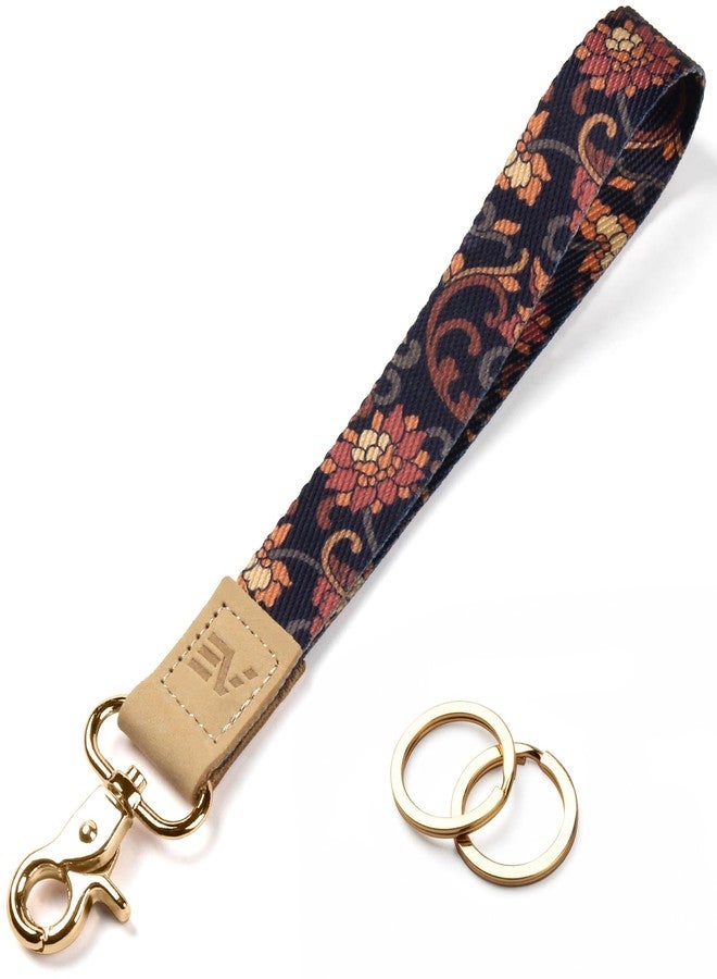EcoVision Cute Keychain Lanyards for Keys, Wristlet Key lanyard for Women, Badge Lanyards Strap with 2 keyrings - Image 1